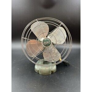 Vintage McGraw Electric Co Zero M/N 1250R 9” Desk Fan